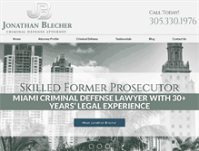 Tablet Screenshot of jonathanblecher.com